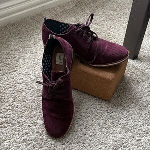 Purple oxfords